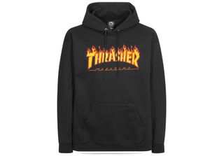 Cappuccio Thrasher Flame - Taglia: L - Colore: Nero