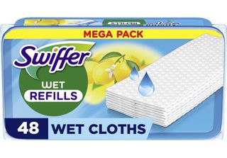 Swiffer 8700216718400 Swiffer Wet Refills Feuchte BodentüCher Mikrofaser, 48 St.