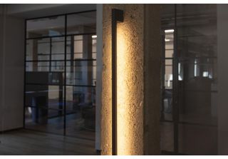 Kanlux Yalte Lampada Da Parete Nera Luminosa 11W Led IP54, 120Cm