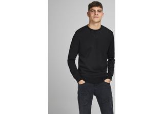 Maglione Basic Langarm Felpa Rundhals Pullover Ponticello Jjebasic |