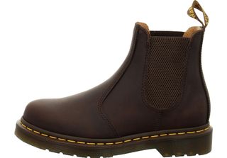 Dr Martens 2976 Ys Stivali In Pelle Con Lacci Marrone - Undefined / Marrone