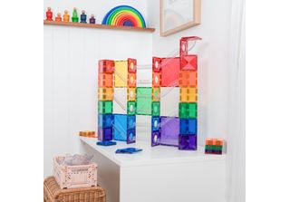 Connetix Blocchi Di Costruzione Magnetici Pastello 120 Pezzi Giocattolo Educati…