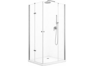 Glaswerk Westfalen- Cornelia 100X80X195Cm Eck Duschkabine+Dt