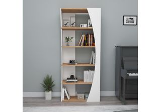 Skye Decor, Selge - Atlantic Pine, Bianco, Librerie, Pino Atlantico, 150 X 63,6…