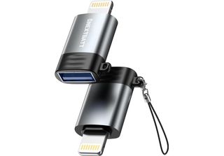 Adattatore Nextbatt Da USB-A Femmina A Lightning - Nero/Grigio