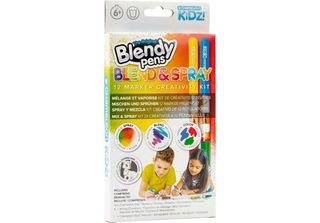 Set Di Cancelleria Blendy Pens Pennarelli Blend E Spray, 12 Pezzi