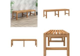Panca Da Giardino Vidaxl 150 Cm In Teak Massiccio - Panca - Panche - Panca Da G…