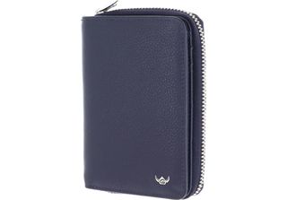 Golden Head Pelle Portafoglio Madrid Rfid Protect Rv-BöRse 3317 Blau Blu Scuro