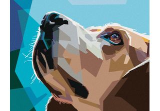 Zuty - Diamond Painting - Cane Beagle, 40X50 Cm, Tela Tesa Su Telaio