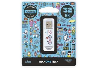 Unità Flash Usb 2.0 Tech One Tech Be Bike Da 32 Gb