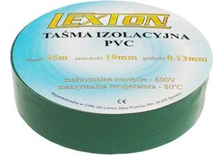 Nastro Isolante Lexton Verde 25 M