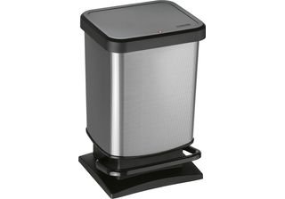 Rotho Paso Cestino Per Rifiuti 20 L, Carbonio Rotho 1754011006