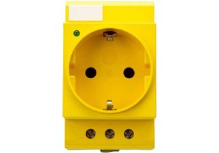 Presa Reltech, Montaggio Su Guida Din, Indicatore Led, Giallo
