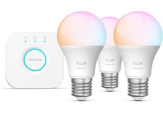 Philips Hue Smart Lighting Starter Kit Con 3 Lampade E Ponte, Colore: Bianco