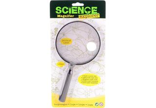 Johntoy 29580 Lente Di Ingrandimento Science Explorer Con Doppia Lente, Nera
