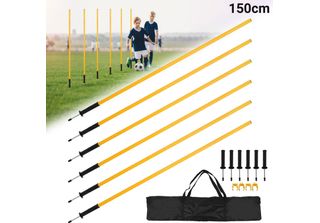 Bettizia 6X Pali Slalom Calcio 1,5 M Rimbalzanti Pali Agilità Agility Training …