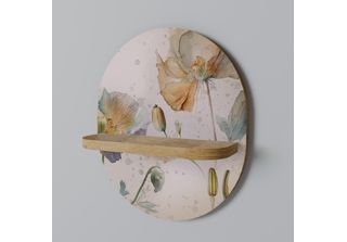 Soften Poppy Scaffale Ovale