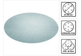 Festool Rete Abrasiva Granat Net D150 P320 Gr NET/50