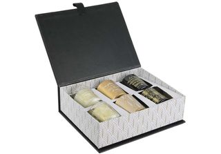 6 Candele Profumate In Scatola Nera Home Deco Factory