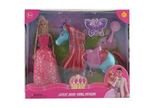 Toytoytoy Bambola Giocattolo Principessa E Unicorno 29 Cm 8209