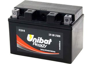 Unibat Ct12A-Fa Batteria Agm Argento Argento Taglia Unica