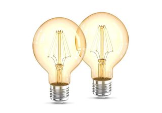 B.K.Licht Set Di 2 G80 Edison Lampadina D'epoca I E27 4W 2200K 320Lm I Bianco C…