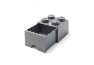 Room Copenhagen Lego Storage Brick Drawer 4, Storage Box (Dark Grey)
