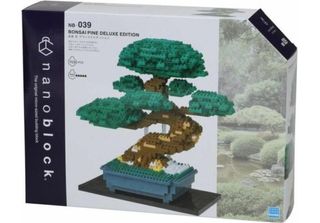 Statuetta In Pietra - Bandai - Nanoblock - Bonsai Deluxe - 1130 Pezzi