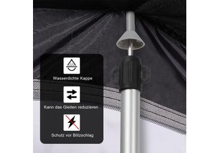 Jopassy 4X Palo Della Tenda Palo Del Telo Pali Da Lancio Borsa Da Trasporto Pal…