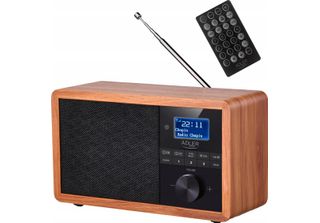 Adler | Ad 1184 | Radio Dab+ Bluetooth | Nero/Marrone | Funzione Allarme