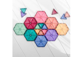 Connetix Piastrelle Magnetiche Geometria Pastello 40 Pezzi