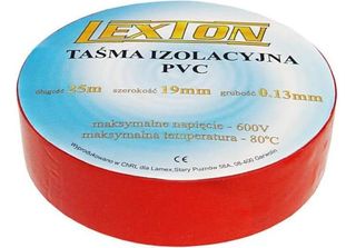 Nastro Isolante Lexton Red 25 M
