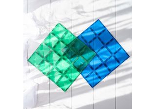 Piastrelle Magnetiche Connetix Set Di Piastre Di Base 2 Pezzi
