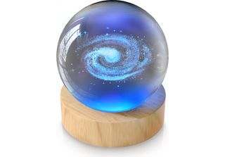 Mybeo Led Palla Decorativa In Vetro 3D, Palla Di Cristallo Luminosa Con Incisio…