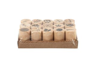 Creativ Company Deco Art Stamp Fiori E Foglie, 15Dlg.