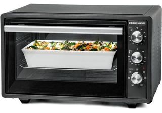 Rommelsbacher Minibackofen Grill 7Funkt. 1650W Drehsp. 37L Inkl.Zubeh. Sw Bg 16…
