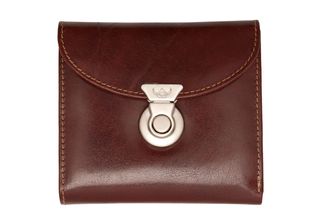 Golden Head Pelle Portafoglio Colorado Rfid Business Card Holder Tobacco Marrone