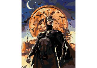 Zuty - Pittura Per Numeri - Batman In The Night City, 40X50 Cm, Senza Cornice E…