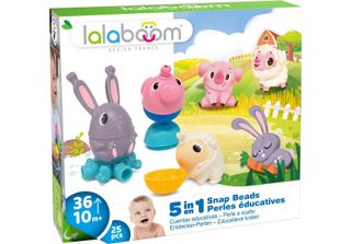 Set Di Perline Della Fattoria Giocattolo Educativo Lalaboom - 25 Pezzi - Giocat…