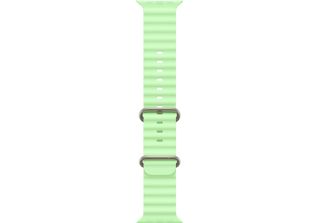 Apple Natural Titanium Finish Band Verde Fluoroelastomero, Titanio