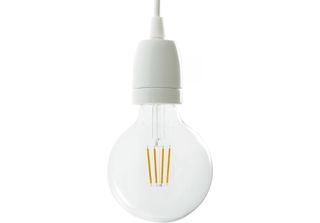 Creative Cables - Kit Portalampada E27 In Porcellana - Bianco