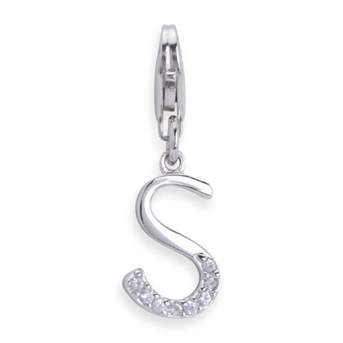 Silber Charm mit Karabiner für Bettelarmbänder