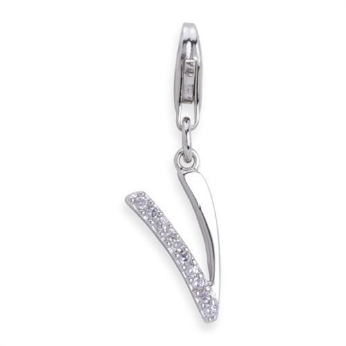 Silber Charm mit Karabiner für Bettelarmbänder