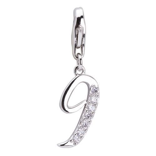 Silber Charm mit Karabiner für Bettelarmbänder