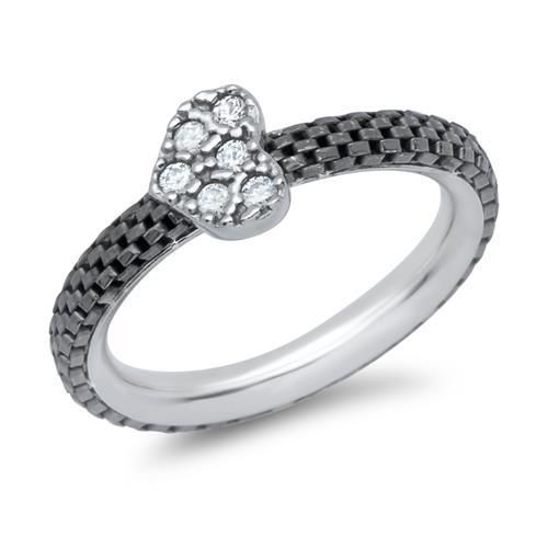 Ring 925 Silber mit Zirkonia