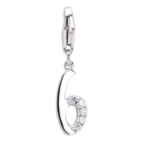 Silber Charm mit Karabiner für Bettelarmbänder