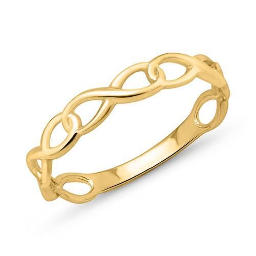 Ring Unendlichkeitssymbol 333er Gold