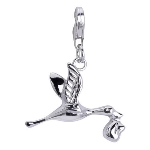 Silber Charm mit Karabiner für Bettelarmbänder