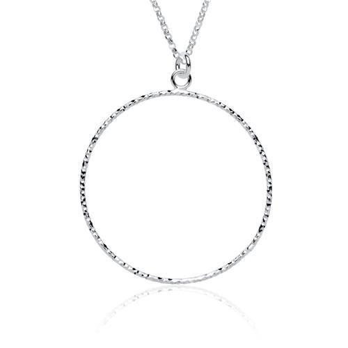 Kette Kreis aus Sterlingsilber