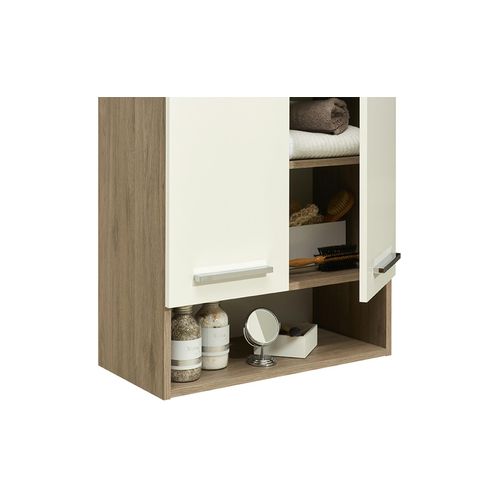 Bad-Wandschrank Salzburg - weiß - 60 cm - 70 cm - 33 cm - Sconto